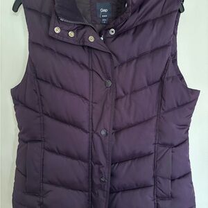 Gap Purple Puffer Vest
